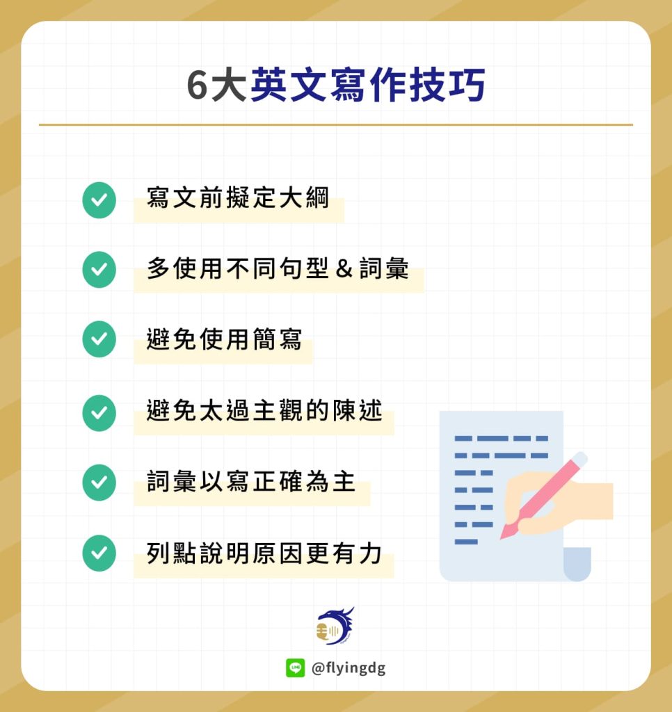 如何有效提升英文寫作技巧?過來人分享經驗!