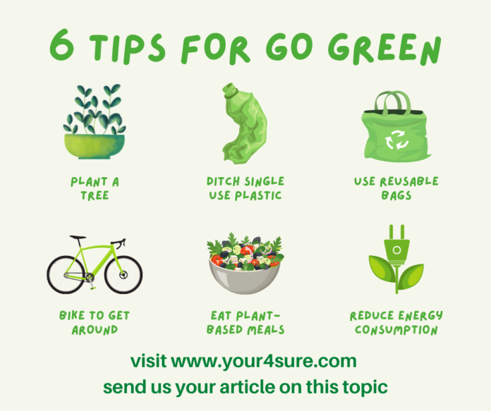 什麼是「go green」？介紹它的意思和使用方法