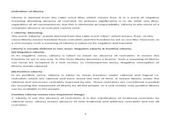 「freedom」和「liberty」有什麼差別？介紹表示自由的英文