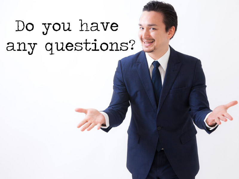 對於總是被問到的「你有什麼問題嗎」，你會怎麼回答呢？