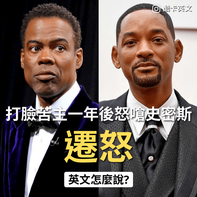 你知道「遷怒」的英文怎麼說嗎？