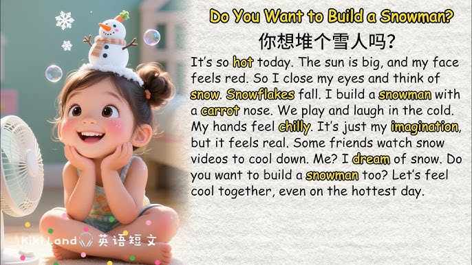 「你想一起堆雪人嗎?」的英語該如何表達?介紹「雪人」相關的英語表達方式