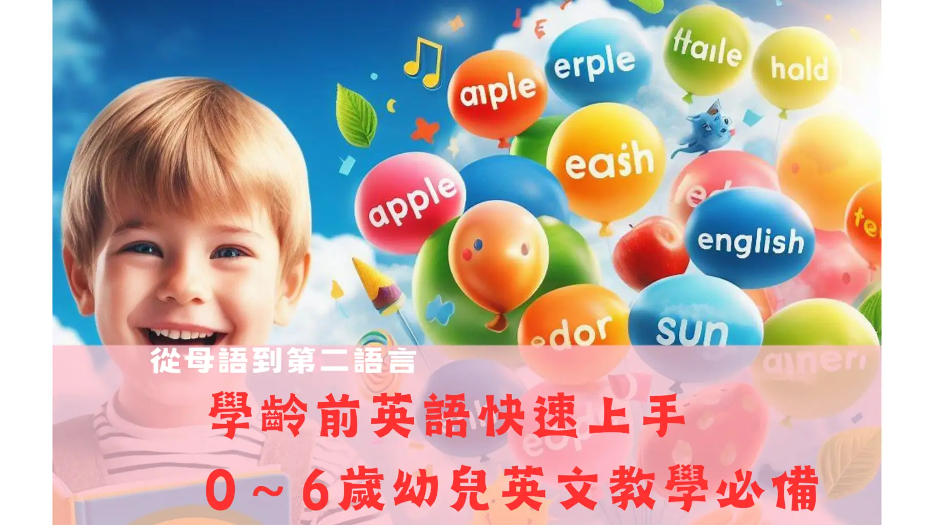 用英文說寶寶的語言！用英語育兒！