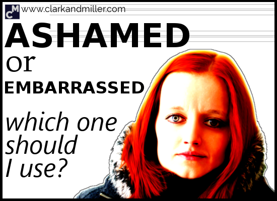 「ashamed」和「embarrassed」有什麼差別?