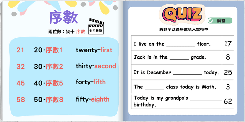 讓我們根據語感使用英語吧！簡單的語感列表