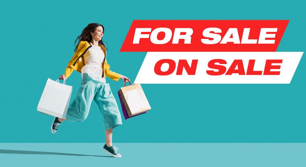 for sale和on sale有什麼區別？購物時可以使用的短語