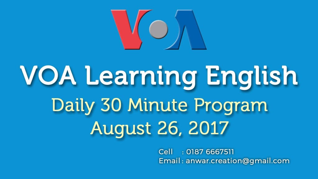 解說VOA Learning English的使用方法，學習美式英語！