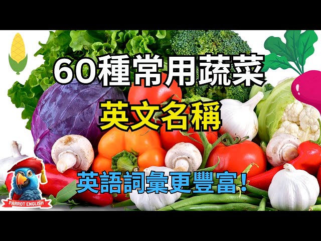 用英文介紹台灣的蔬菜吧！夏季蔬菜篇