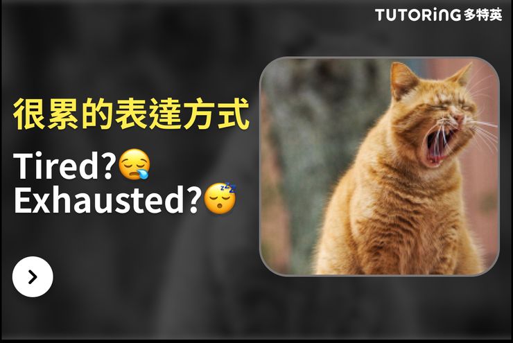 介紹「疲倦」的英語表達以及例句和同義詞！