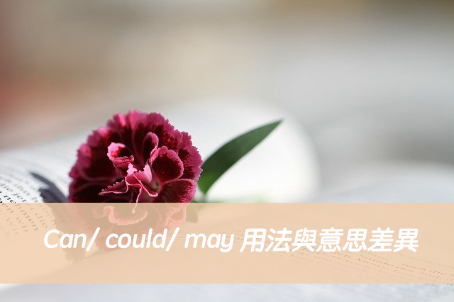 Can Could May有什麼不一樣嗎？ 來看看正確用法吧！