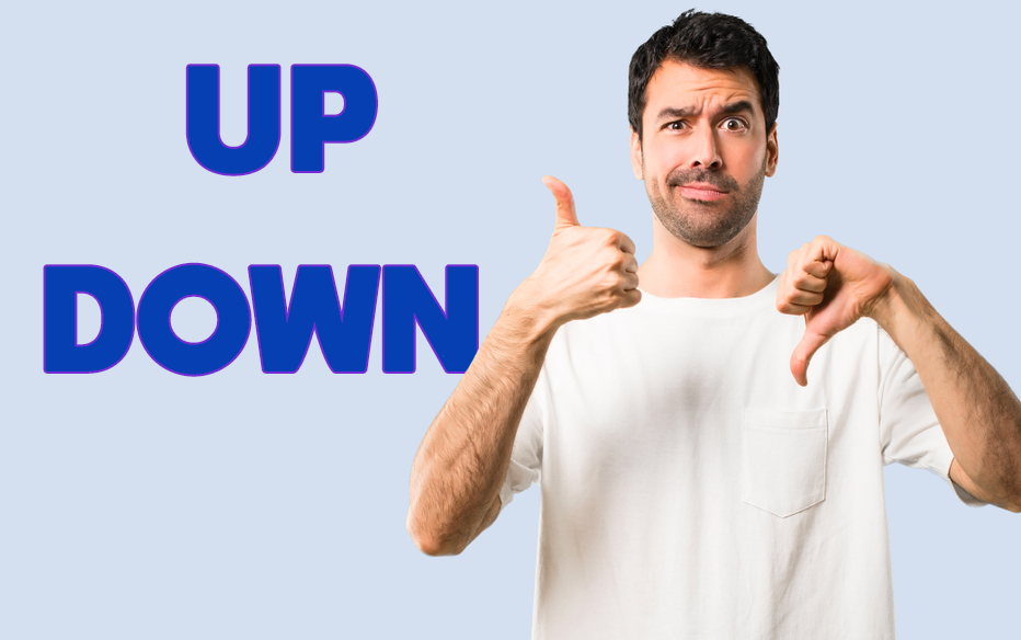你知道「up」和「down」居然可能代表同樣意思？！快來看看相關的常用片語