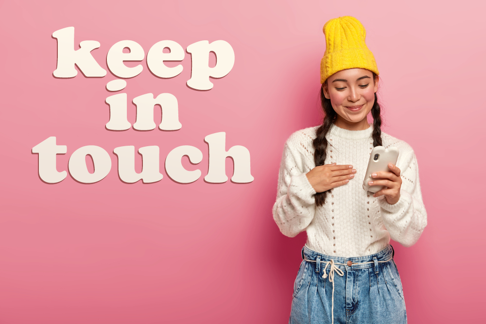 試著與朋友說看看吧！keep in touch的意思與用法介紹！