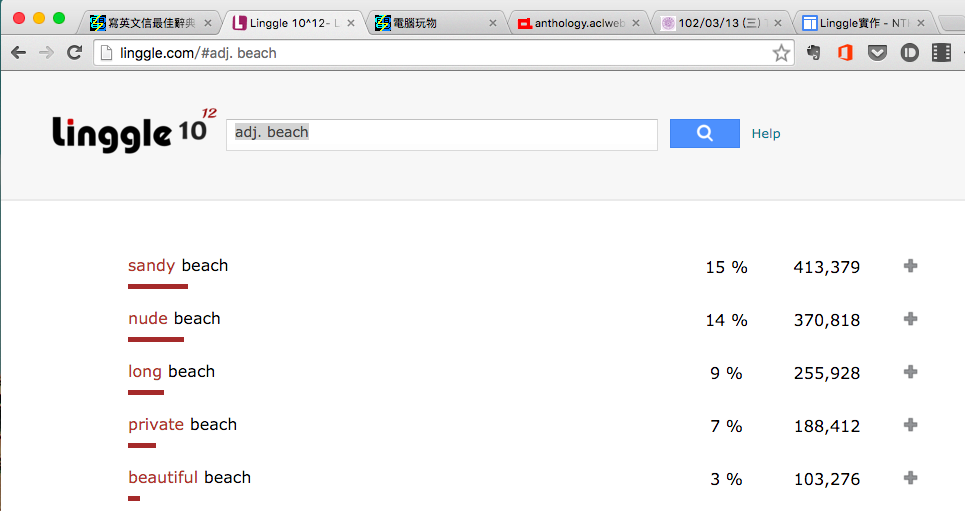 「搜尋」的英文是要怎麼說? 另外也介紹和google類似的表現