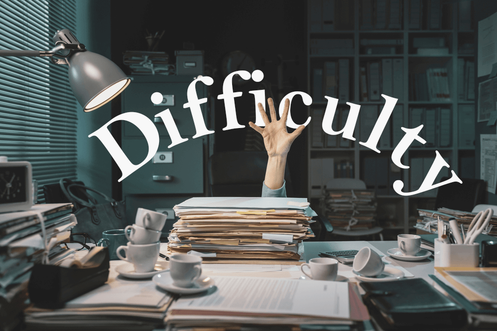 英文裡面各種表達「困難」的形容詞用法介紹