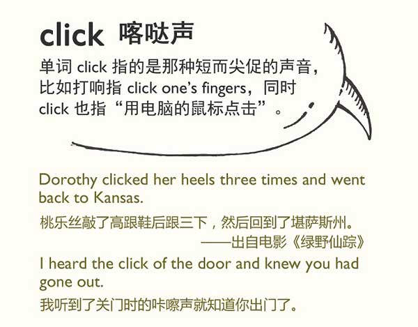 同樣形容聲音，中文和英文的擬聲用法有什麼不一樣？