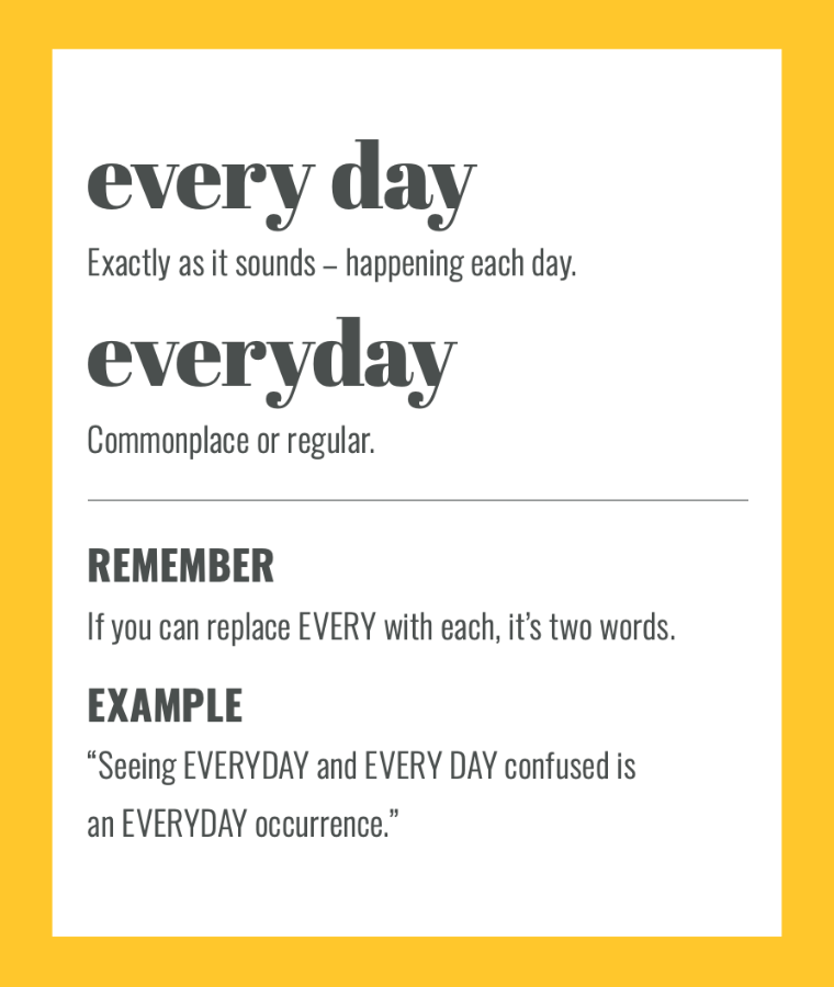 「everyday」和「every day」有哪裡不同！？