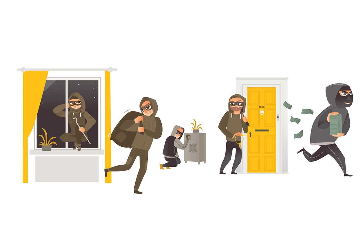 英文的「小偷」怎麼說?一併介紹「強盗」和「扒手」等相關用語