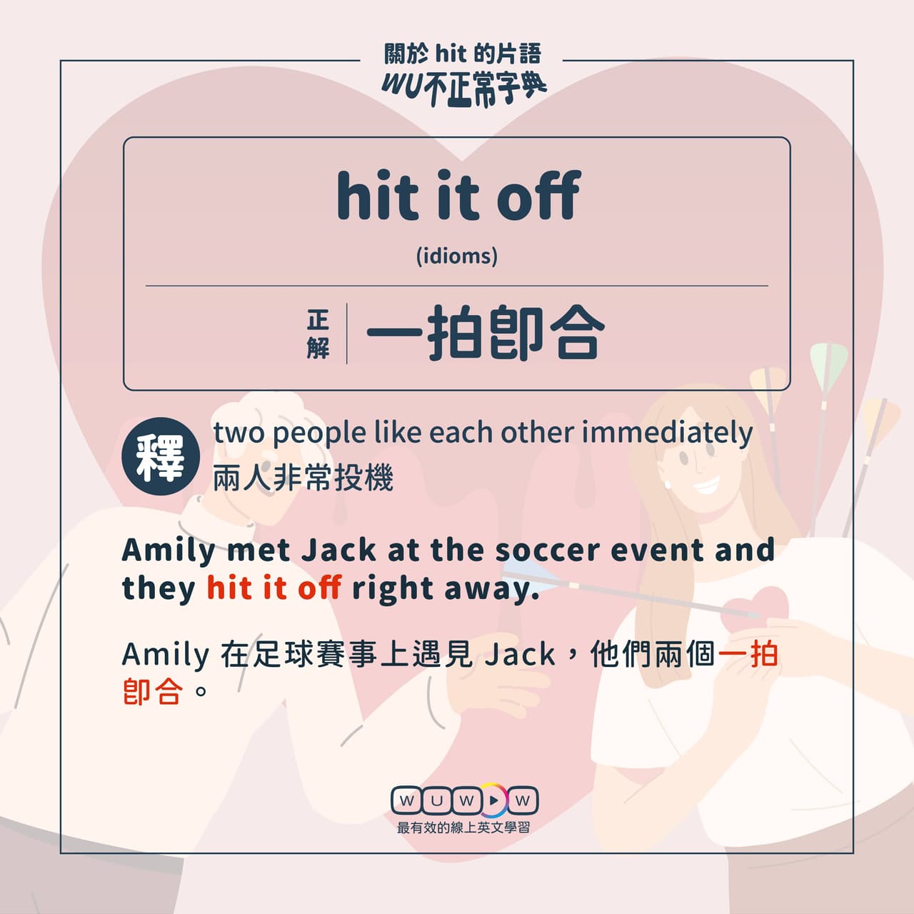 「一拍即合」用英語怎麼說？讓我們用英語表達喜歡的東西！