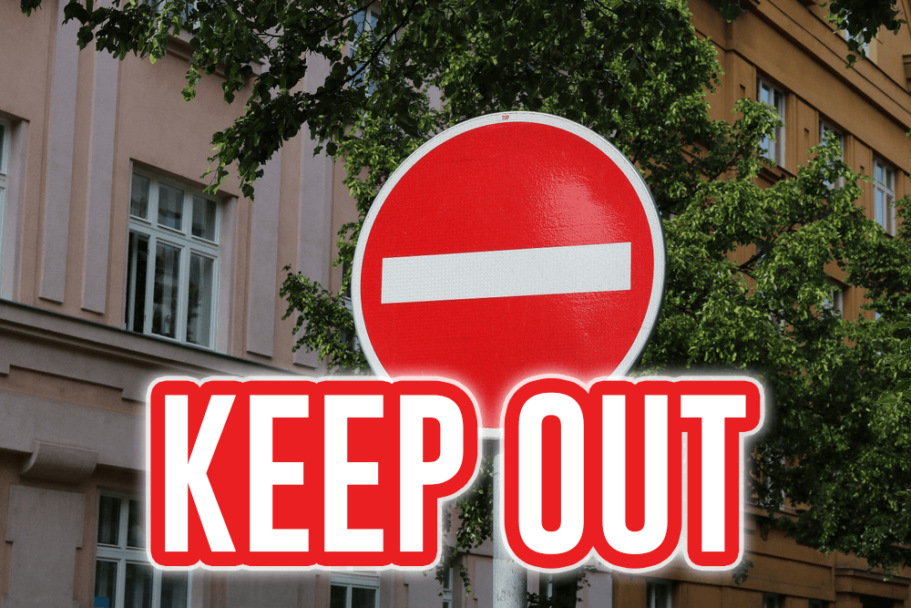 學會「禁止進入」的各種表達方式，就不怕傻傻闖進不能進去的地方囉！