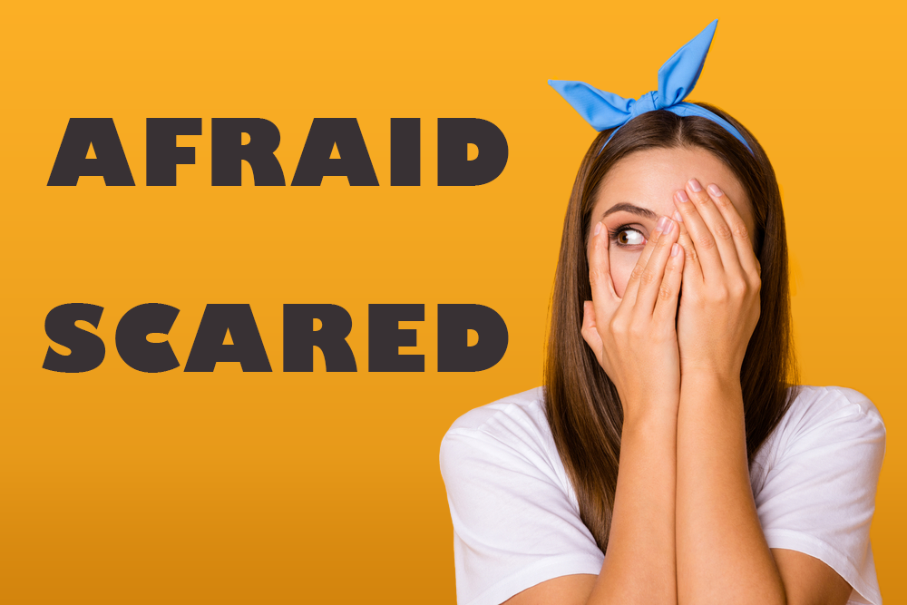 「害怕」的英語表達方式！根據語意和恐懼程度來區別使用