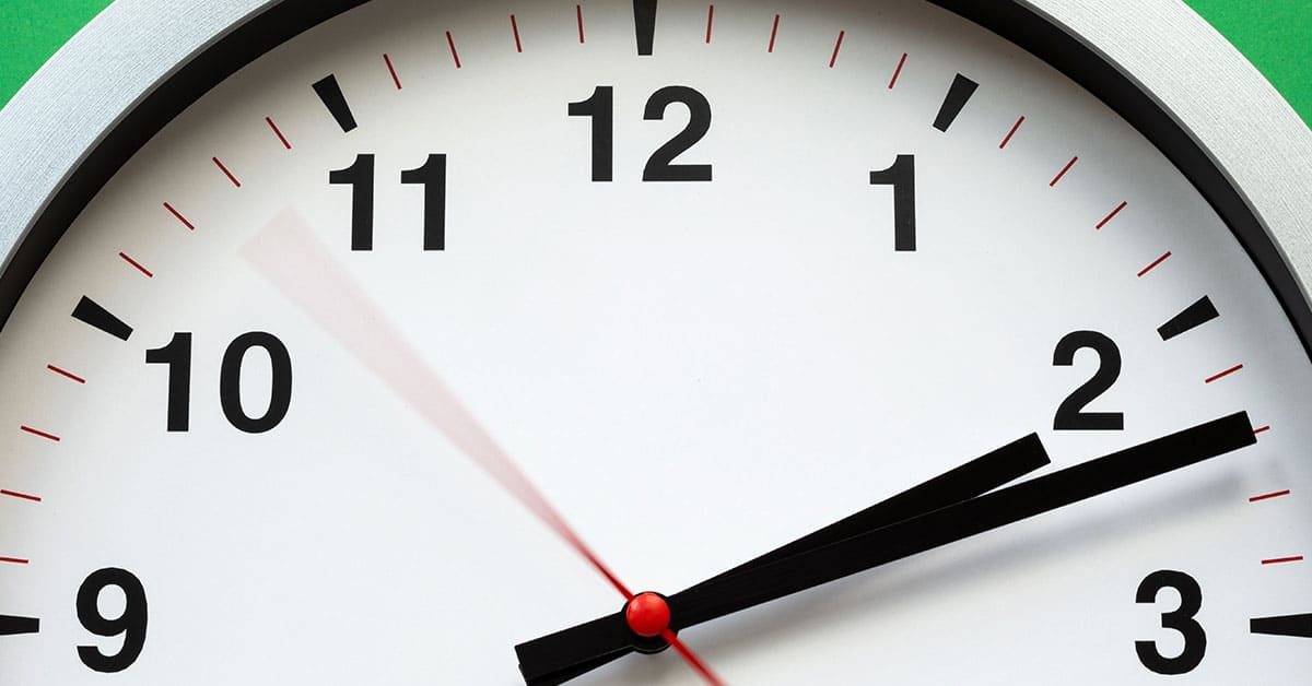 各種和「時間」有關的英文表達方式