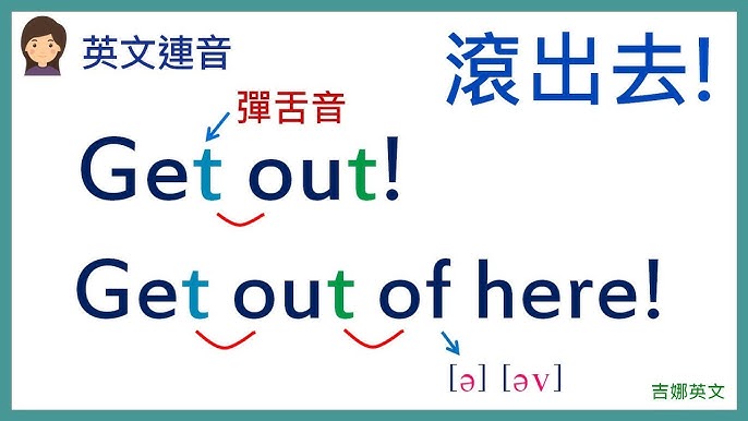 「Get out」的意思不只有「[滾出去」！其他的意思和使用方法是甚麼？