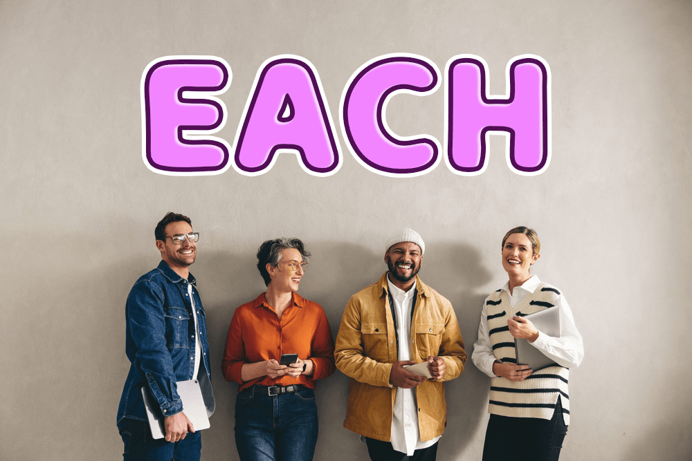 一起來學習「each」之外，代表「每個、各自」的英語表達方式吧！