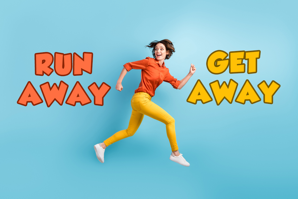 表達「逃跑」意思的「run away」與「get away」差在哪裡?同時介紹其他的表達方式