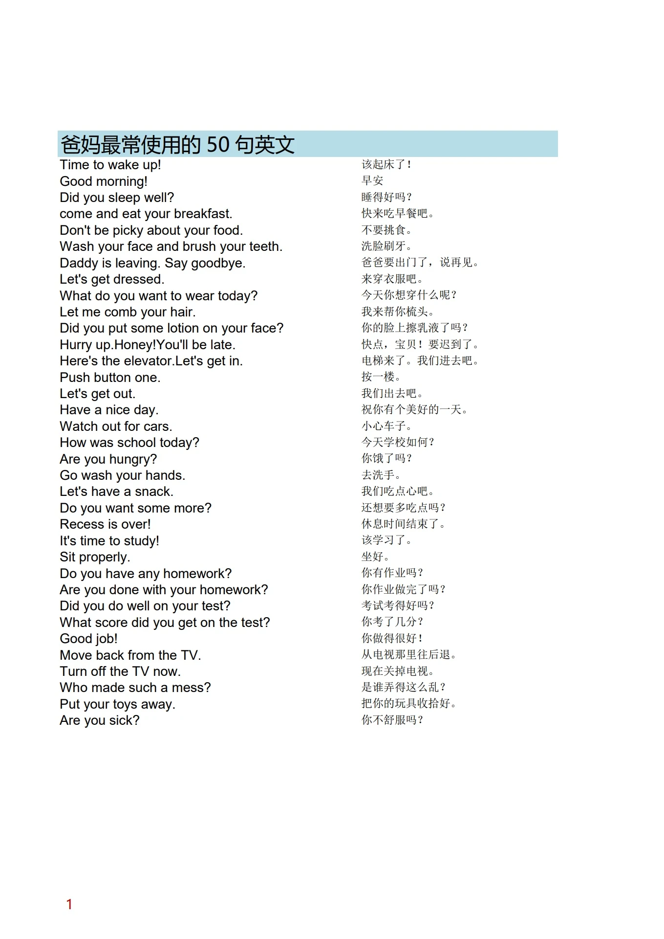 讓我們學習用英語談論戶外教學吧!