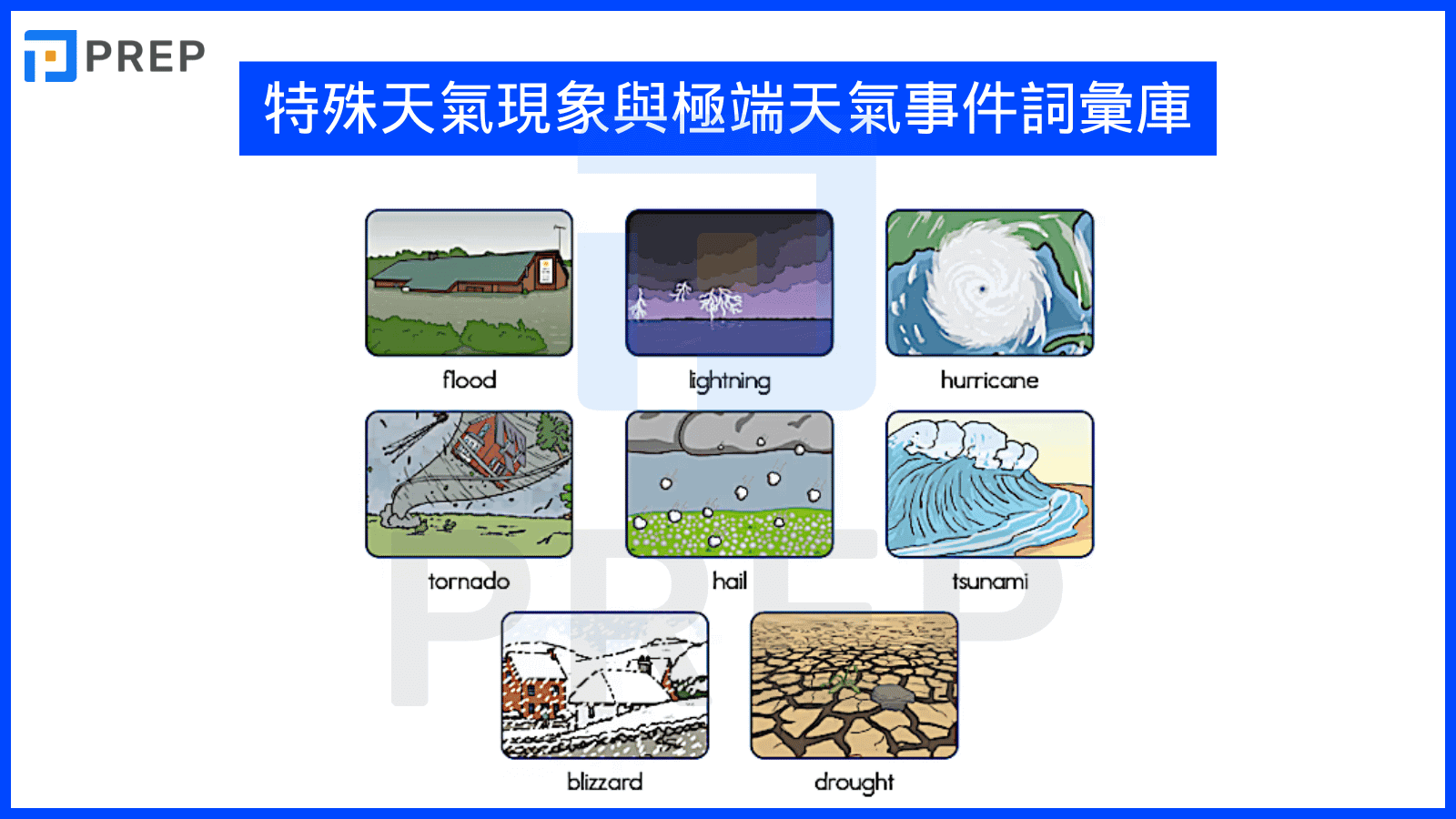 「天氣」的各種會話句型介紹