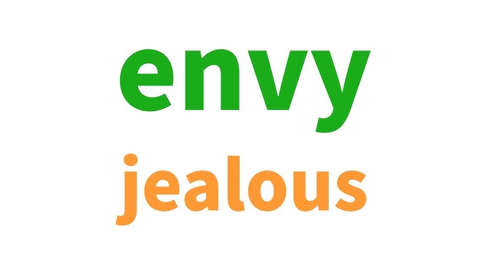 「envy（羨慕）」的用法是什麼？也一起解說它跟「jealous」的細微差別！