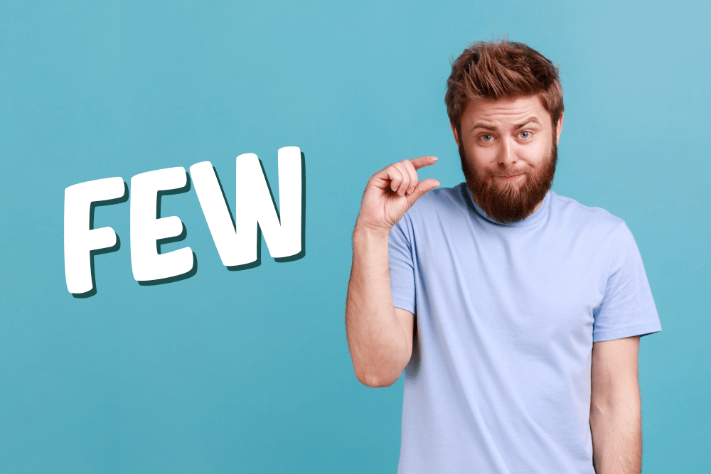 正確用英語表達「少」！讓我們邊比較邊介紹含義！