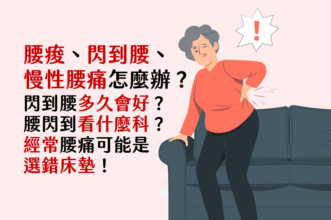 突然「閃到腰」用英文怎麼說?一併介紹其他與腰相關的英文!