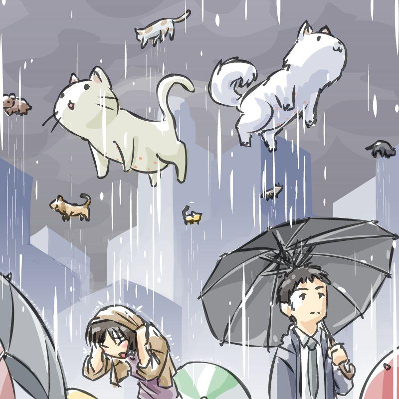 「It’s raining cats and dogs」是什麼意思？難道空中有貓和狗掉下來嗎？