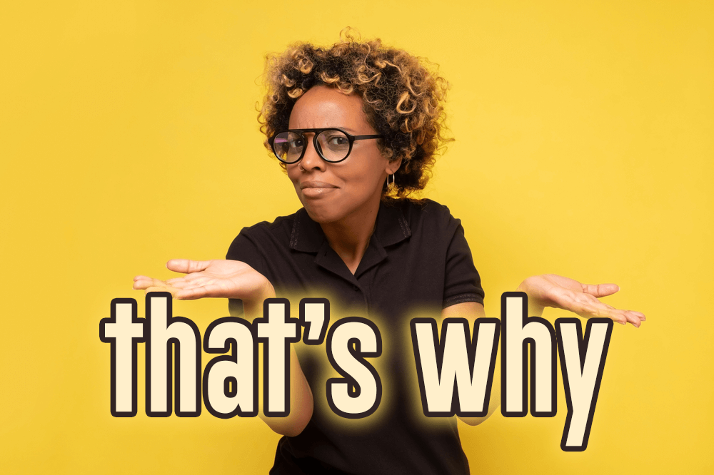 介紹日常生活中會用到的，表示「所以」的英文！