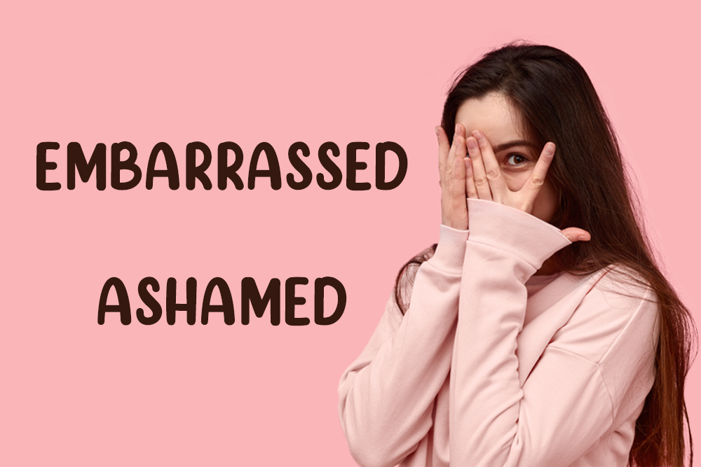 「ashamed」和「embarrassed」有什麼差別?