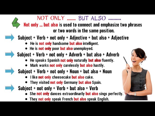 Not only A but also 的意思是？和not A but B有甚麼差異？