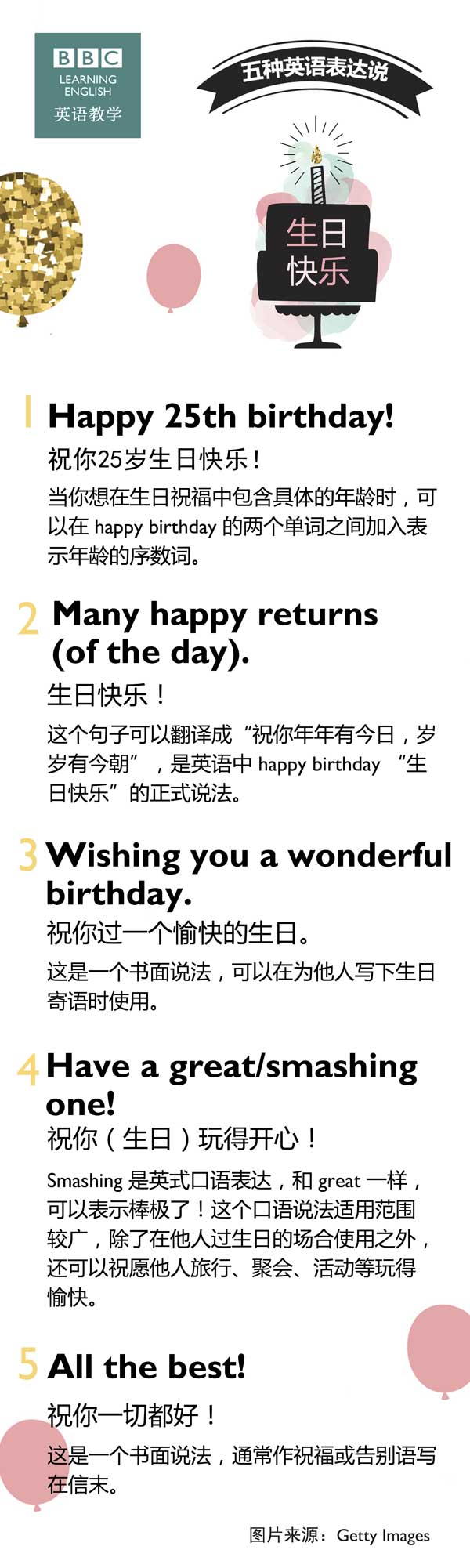 用英文表達「生日快樂」吧！ 生日卡片的寫法