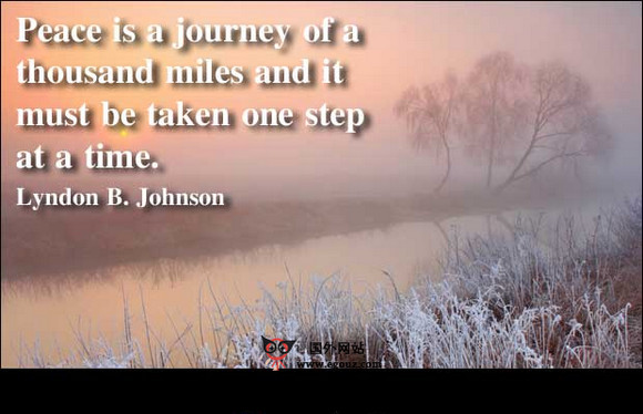 讓我們一起欣賞偉人留下的英語佳句和名言！