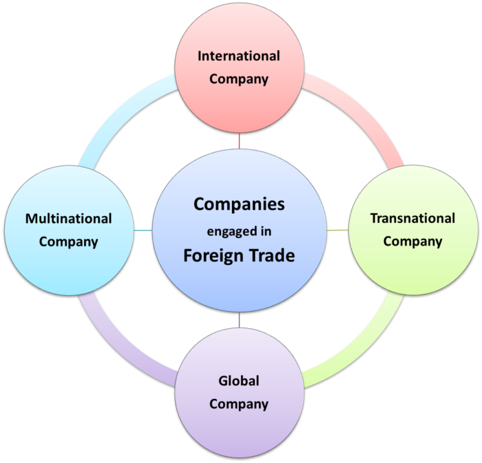 近義詞辨析：international、cross-national、multinational、transnational
