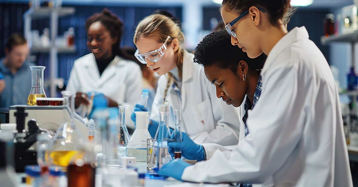 A lack of women in science 科學領域缺少女性工作者