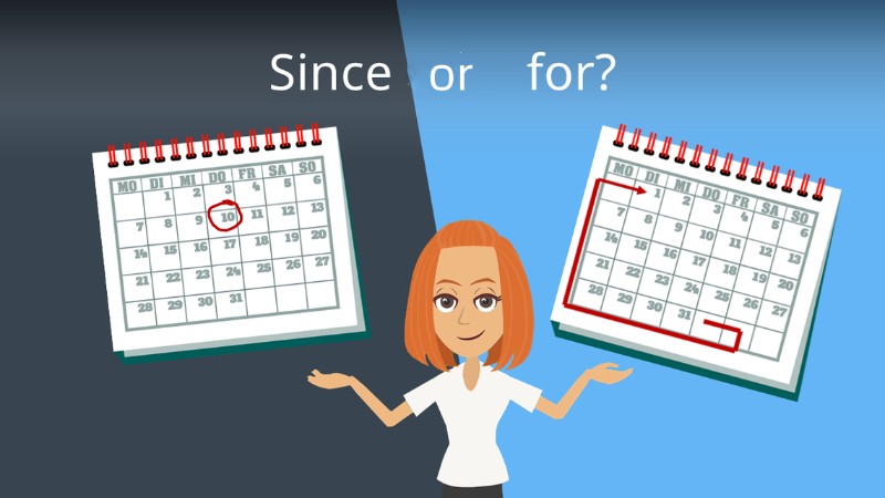 如何使用 “for” 和 “since”