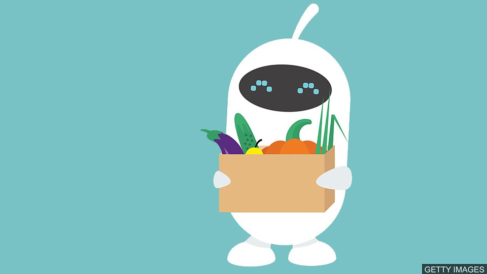 Robot grocery deliveries 機器人送貨員