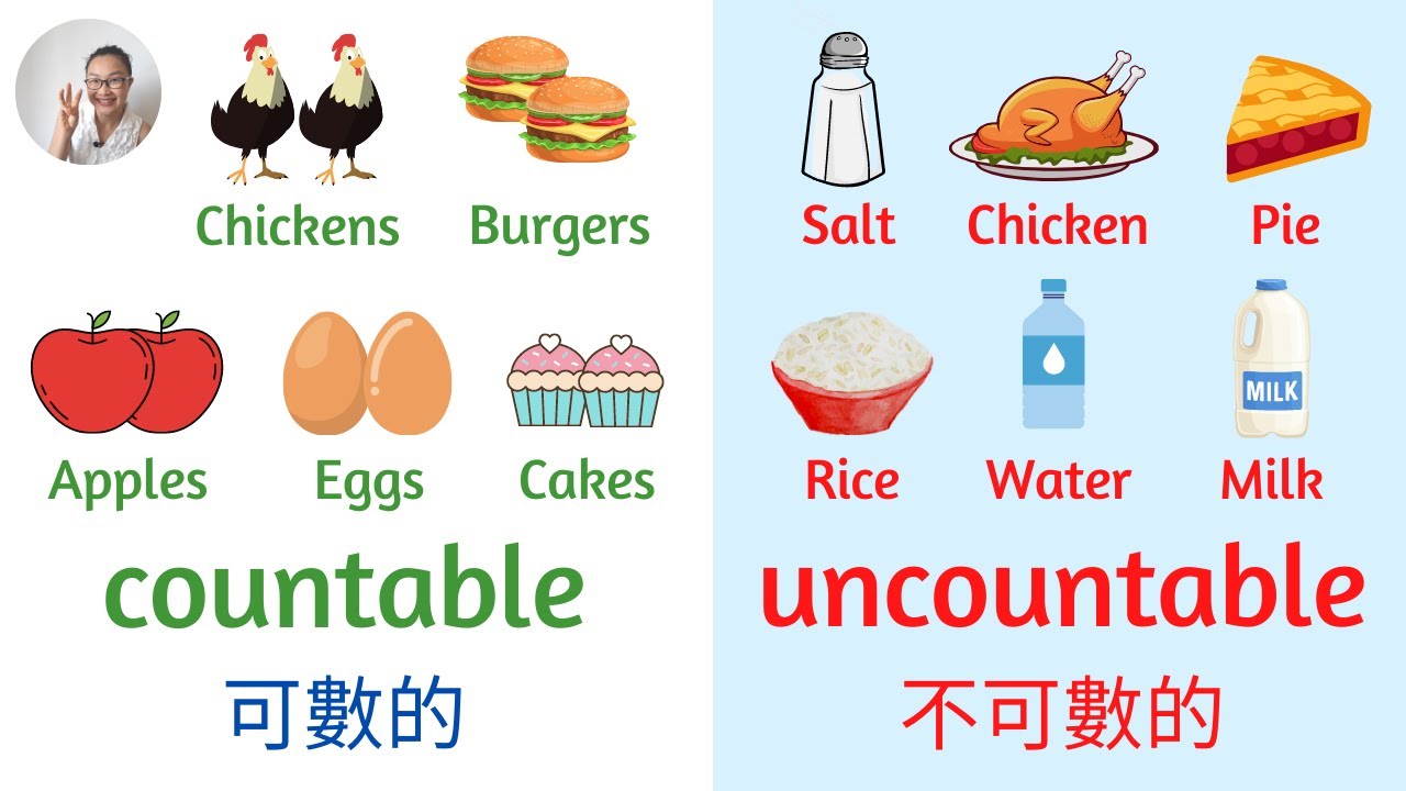介紹英語中的可數和不可數名詞