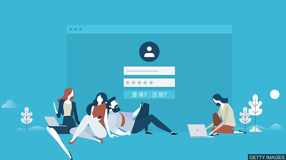 表示 “登錄” 和 “註冊” 的詞語